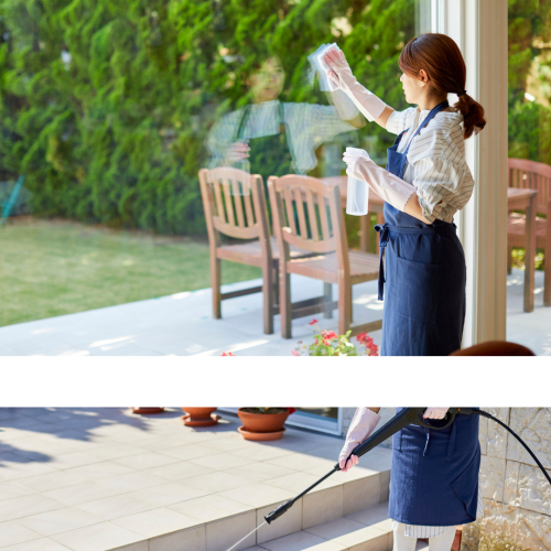 blue and white modern housekeeping services instagram post (1)
